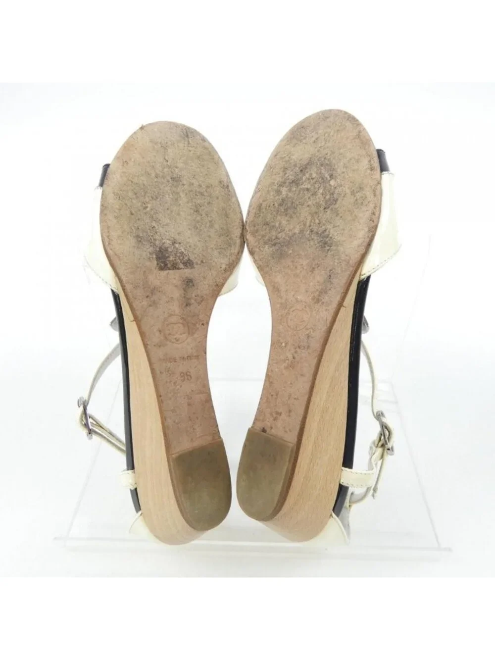 Chanel Sandals Black 36 - Picture 4 of 6